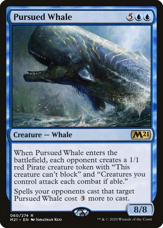 Pursued Whale (Promo Pack) [Core Set 2021 Promos] | Gear Gaming Bentonville