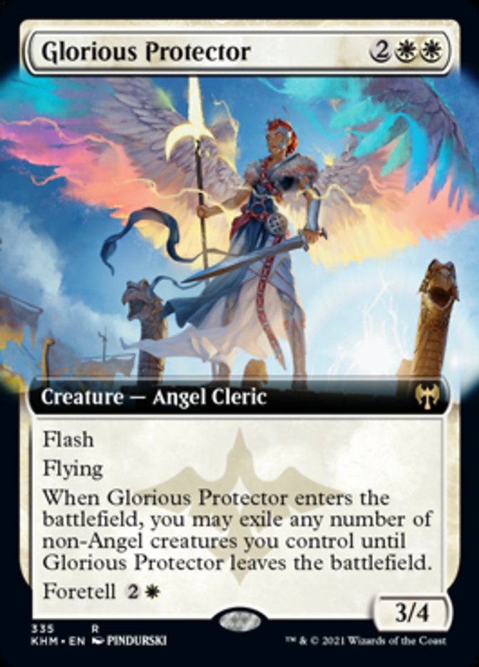 Glorious Protector (Extended Art) [Kaldheim] | Gear Gaming Bentonville