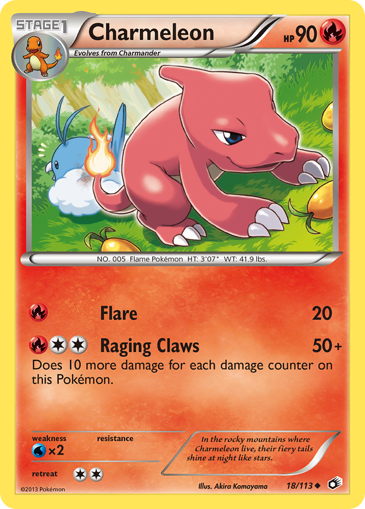 Charmeleon (18/113) [Black & White: Legendary Treasures] | Gear Gaming Bentonville