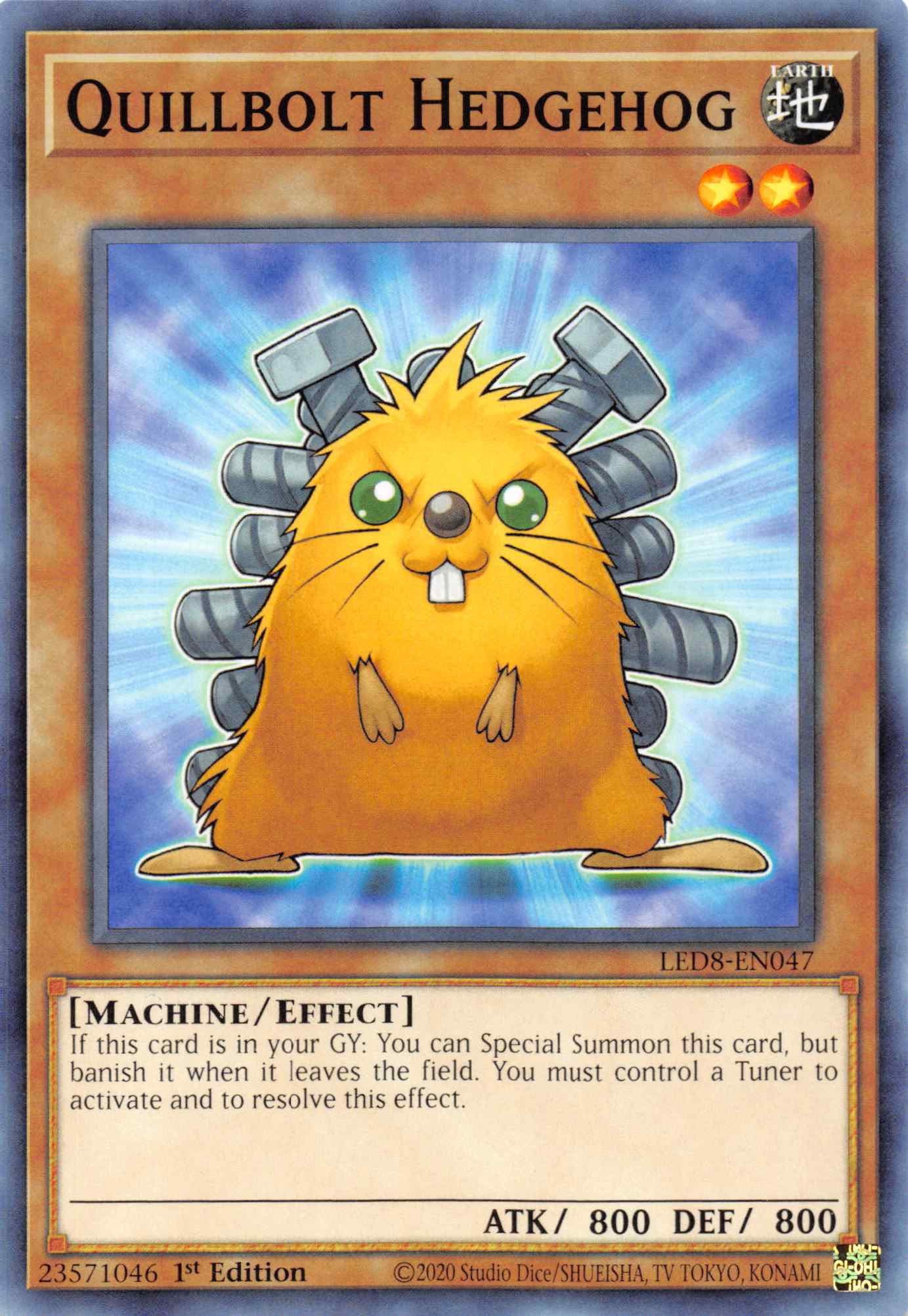 Quillbolt Hedgehog [LED8-EN047] Common | Gear Gaming Bentonville