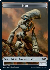 Myr (024) // Shapeshifter Double-sided Token [Double Masters Tokens] | Gear Gaming Bentonville