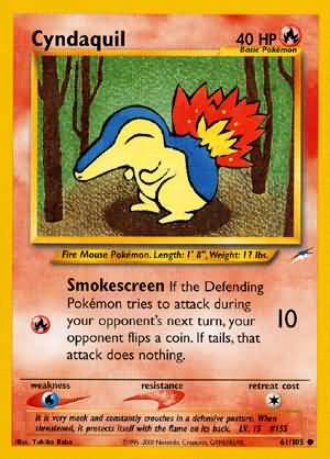 Cyndaquil (61/105) [Neo Destiny Unlimited] | Gear Gaming Bentonville