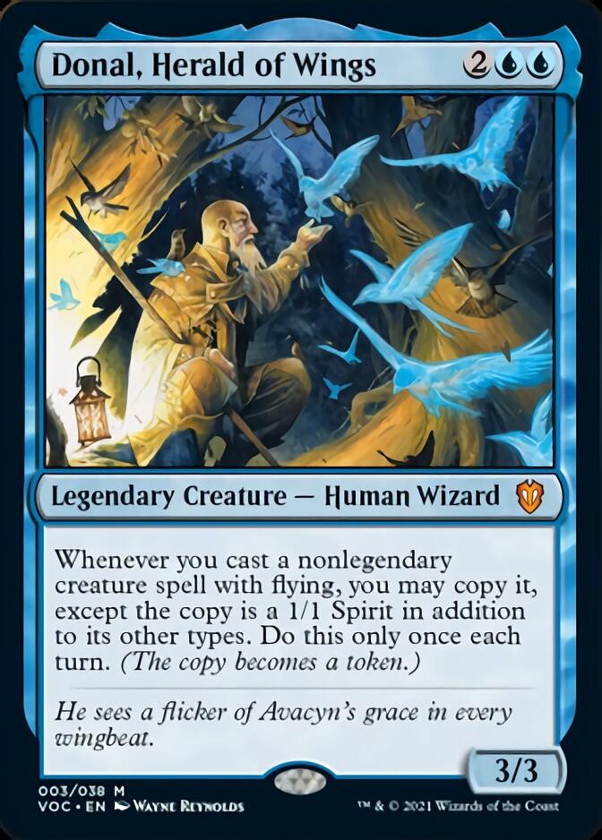 Donal, Herald of Wings [Innistrad: Crimson Vow Commander] | Gear Gaming Bentonville