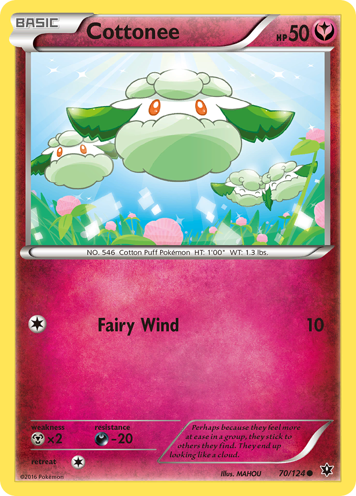 Cottonee (70/124) [XY: Fates Collide] | Gear Gaming Bentonville