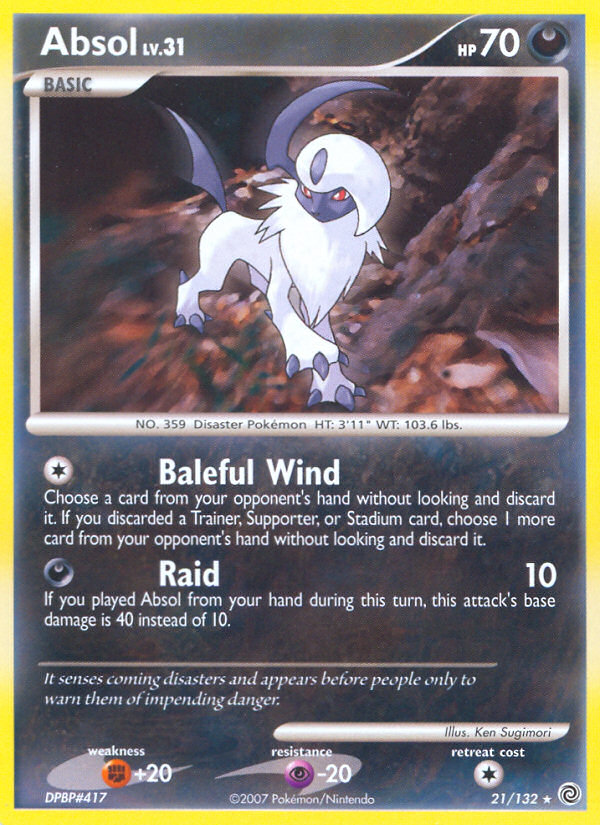 Absol (21/132) [Diamond & Pearl: Secret Wonders] | Gear Gaming Bentonville