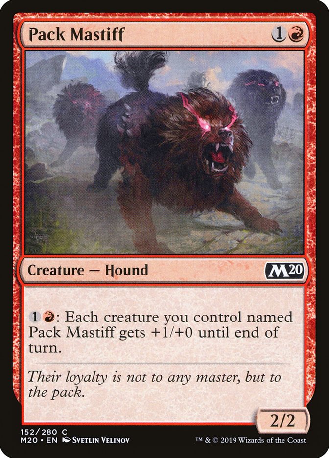 Pack Mastiff [Core Set 2020] | Gear Gaming Bentonville