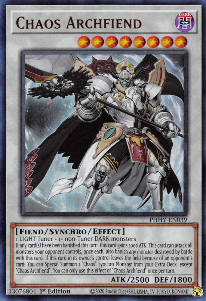 Chaos Archfiend [PHHY-EN039] Ultra Rare | Gear Gaming Bentonville