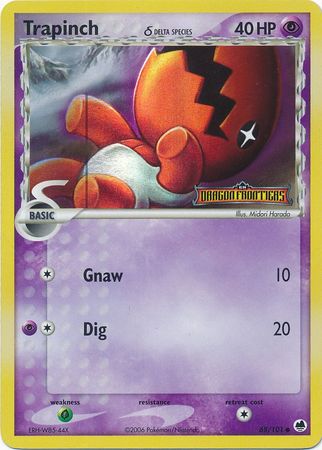 Trapinch (68/101) (Delta Species) (Stamped) [EX: Dragon Frontiers] | Gear Gaming Bentonville