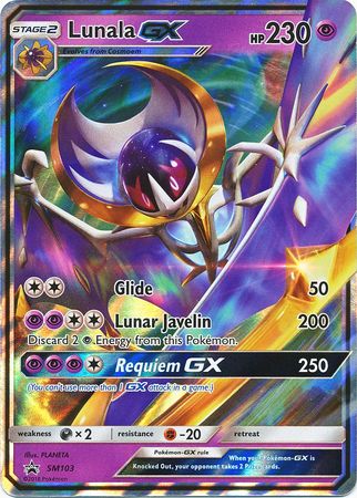 Lunala GX (SM103) (Jumbo Card) [Sun & Moon: Black Star Promos] | Gear Gaming Bentonville