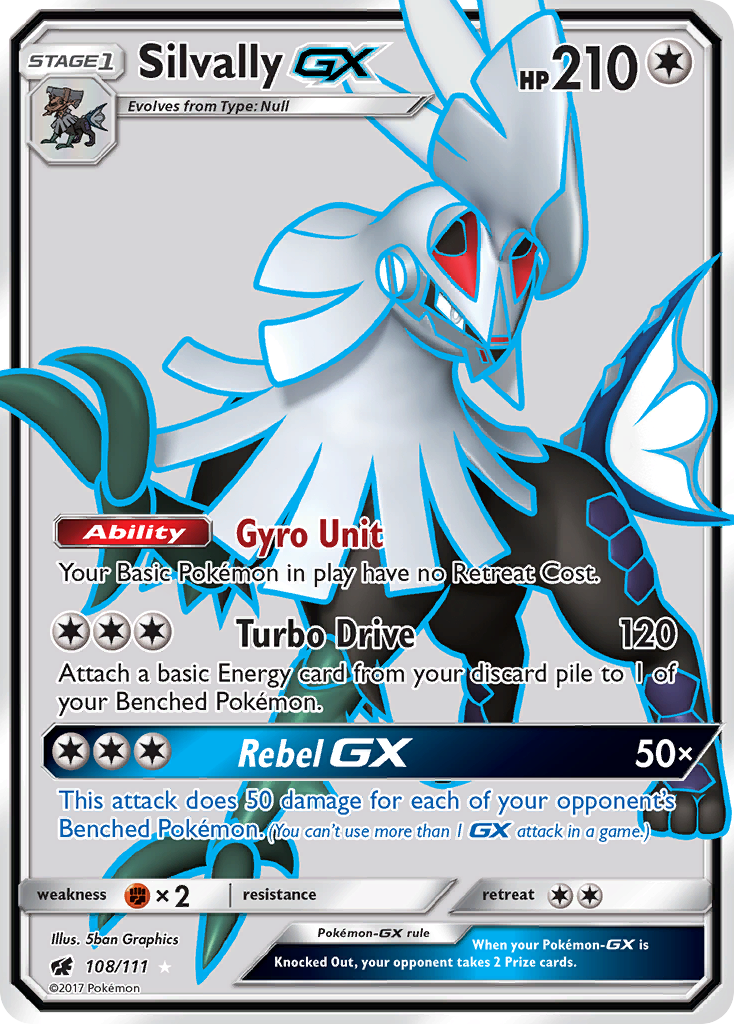 Silvally GX (108/111) [Sun & Moon: Crimson Invasion] | Gear Gaming Bentonville