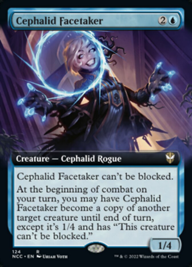 Cephalid Facetaker (Extended Art) [Streets of New Capenna Commander] | Gear Gaming Bentonville