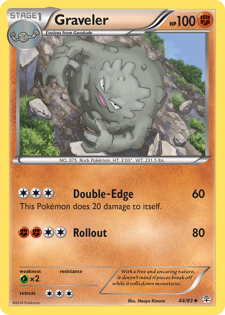 Graveler (44/83) [XY: Generations] | Gear Gaming Bentonville