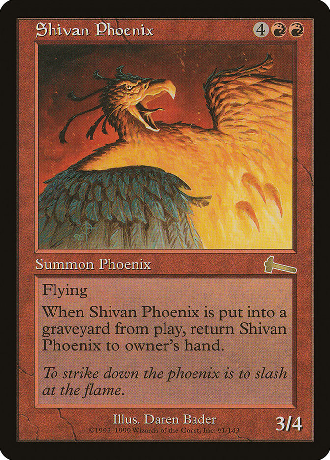 Shivan Phoenix [Urza's Legacy] | Gear Gaming Bentonville