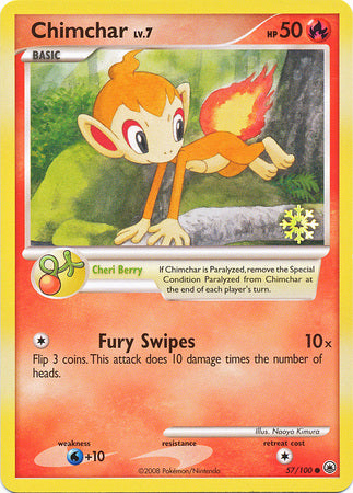 Chimchar (57/100) [Countdown Calendar Promos] | Gear Gaming Bentonville