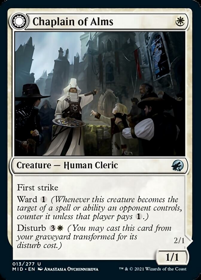 Chaplain of Alms // Chapel Shieldgeist [Innistrad: Midnight Hunt] | Gear Gaming Bentonville