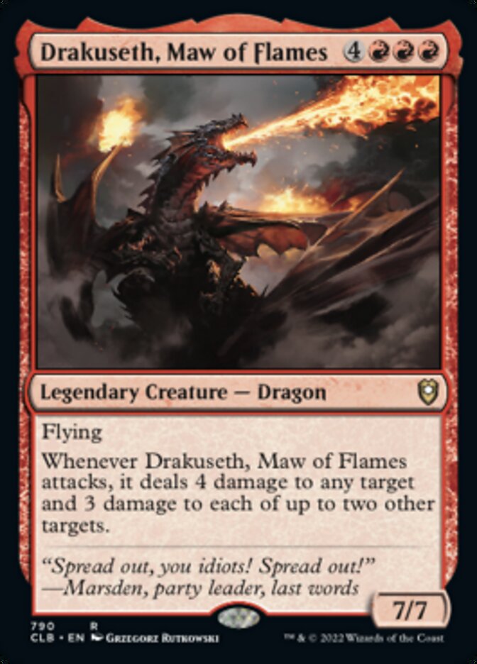 Drakuseth, Maw of Flames [Commander Legends: Battle for Baldur's Gate] | Gear Gaming Bentonville