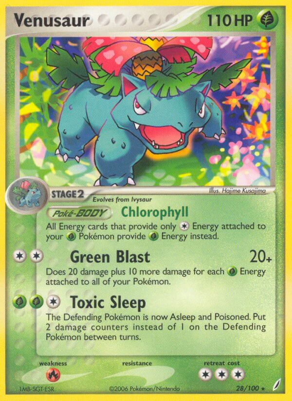 Venusaur (28/100) (Theme Deck Exclusive) [EX: Crystal Guardians] | Gear Gaming Bentonville