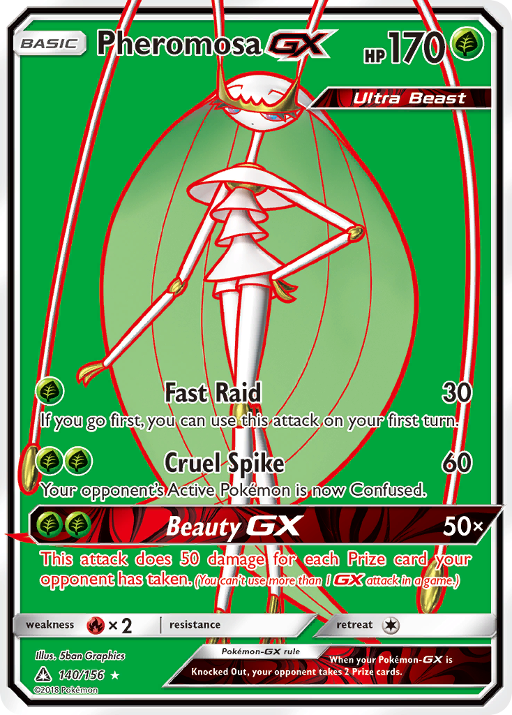 Pheromosa GX (140/156) [Sun & Moon: Ultra Prism] | Gear Gaming Bentonville