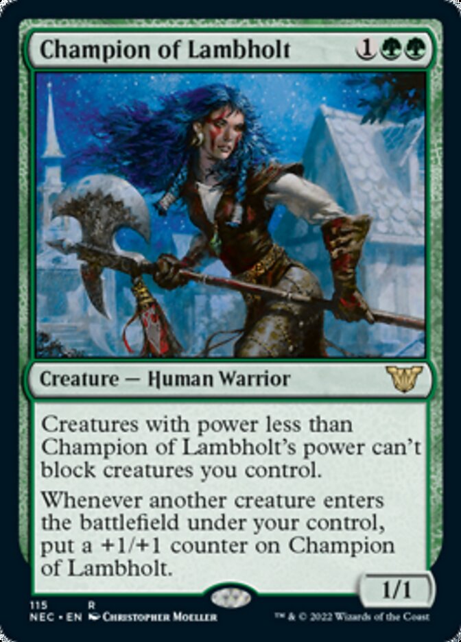 Champion of Lambholt [Kamigawa: Neon Dynasty Commander] | Gear Gaming Bentonville