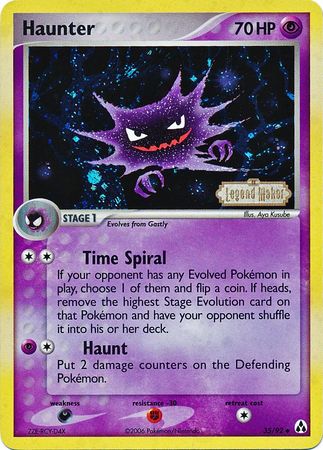 Haunter (35/92) (Stamped) [EX: Legend Maker] | Gear Gaming Bentonville