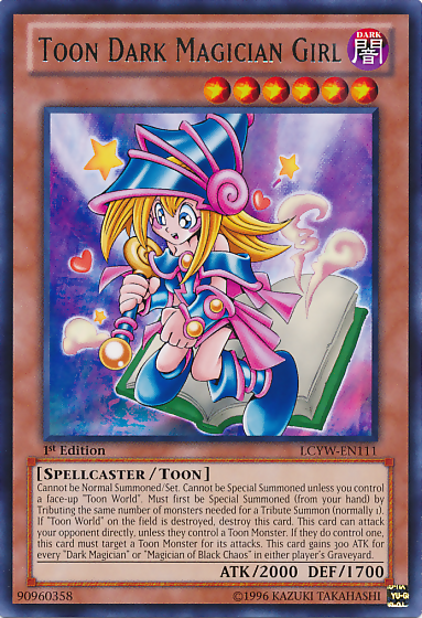 Toon Dark Magician Girl [LCYW-EN111] Rare | Gear Gaming Bentonville