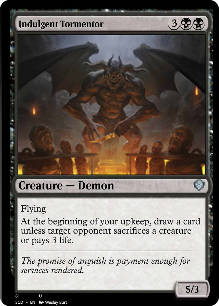 Indulgent Tormentor [Starter Commander Decks] | Gear Gaming Bentonville