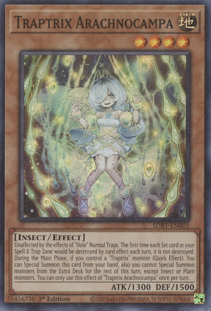 Traptrix Arachnocampa [SDBT-EN002] Super Rare | Gear Gaming Bentonville