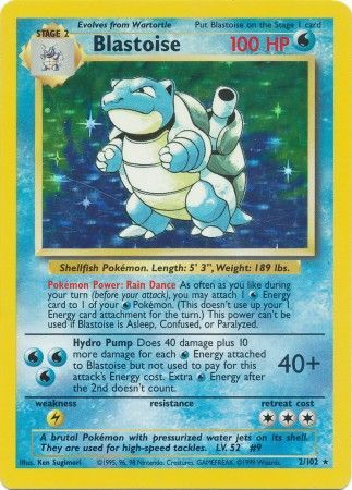 Blastoise (2/102) [Base Set Unlimited] | Gear Gaming Bentonville