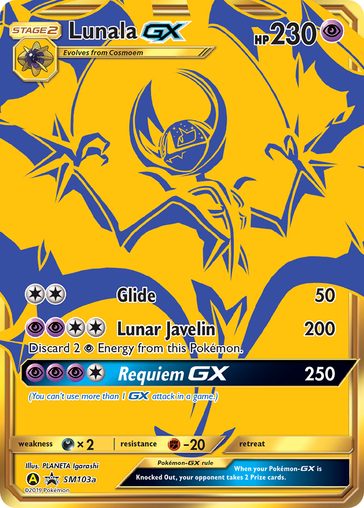 Lunala GX (SM103a) [Sun & Moon: Black Star Promos] | Gear Gaming Bentonville