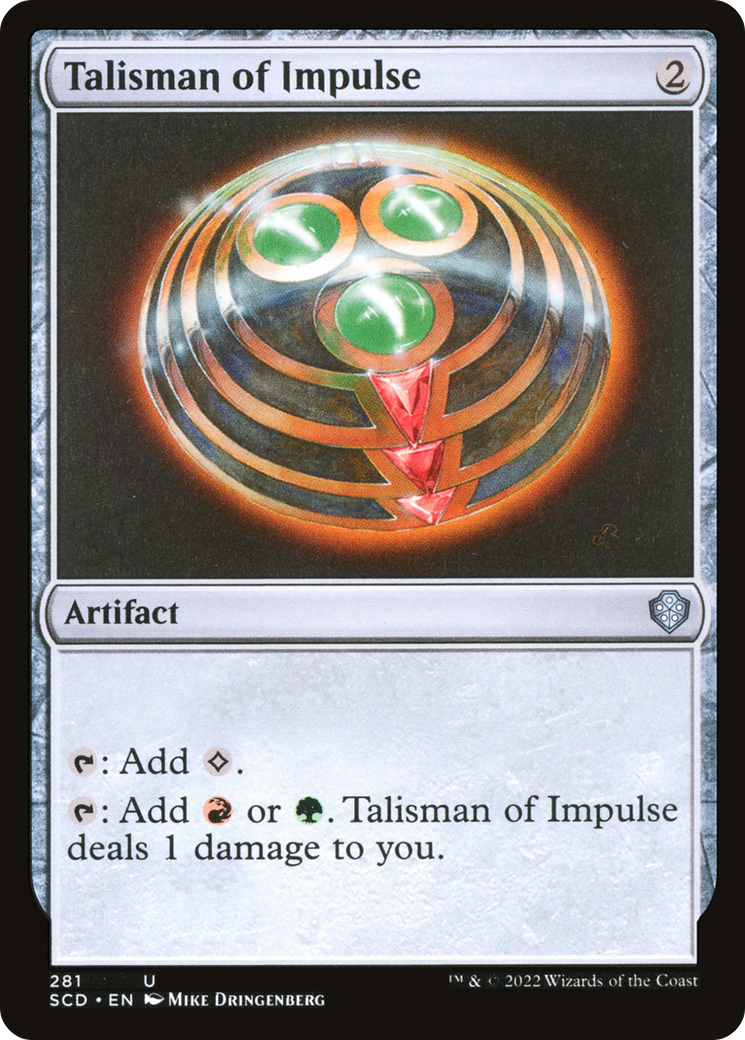 Talisman of Impulse [Starter Commander Decks] | Gear Gaming Bentonville