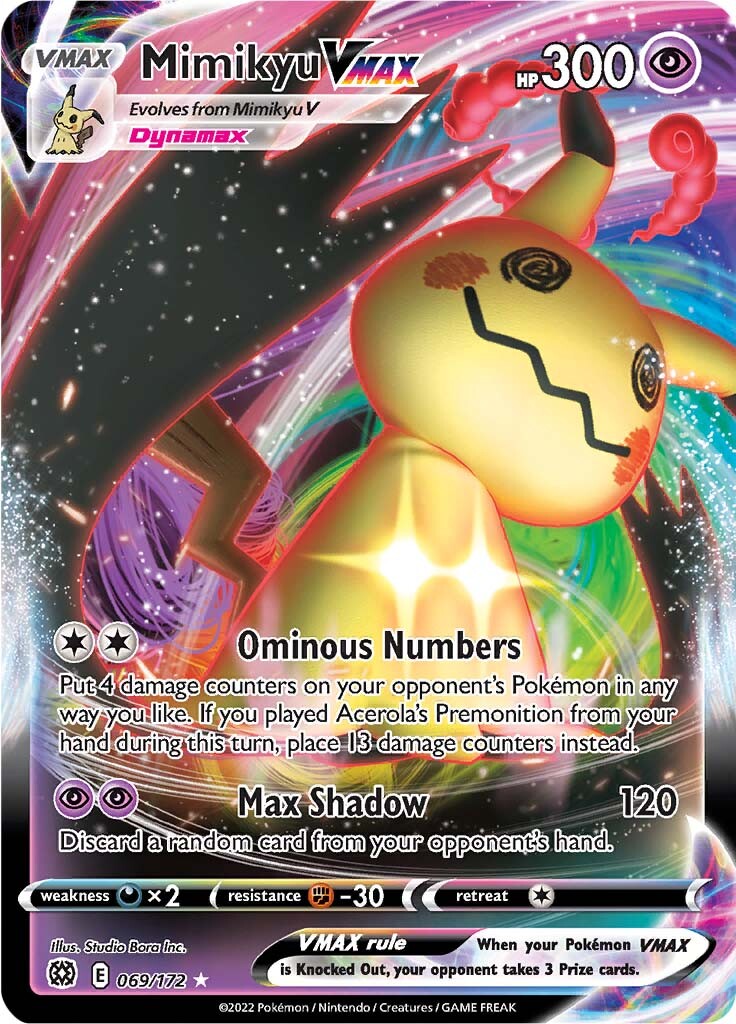 Mimikyu VMAX (069/172) [Sword & Shield: Brilliant Stars] | Gear Gaming Bentonville