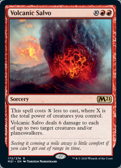 Volcanic Salvo [Core Set 2021] | Gear Gaming Bentonville