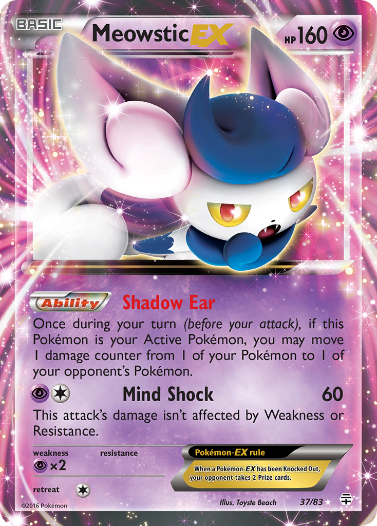 Meowstic EX (37/83) [XY: Generations] | Gear Gaming Bentonville