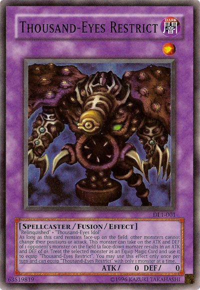 Thousand-Eyes Restrict [DL1-001] Super Rare | Gear Gaming Bentonville