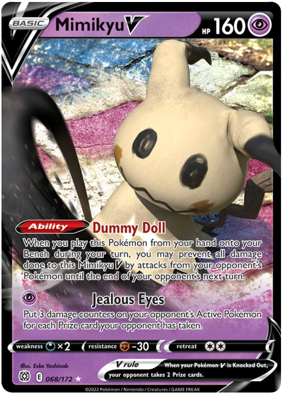 Mimikyu V (068/172) [Sword & Shield: Brilliant Stars] | Gear Gaming Bentonville