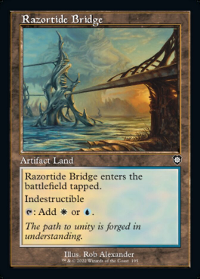 Razortide Bridge (Retro) [The Brothers' War Commander] | Gear Gaming Bentonville