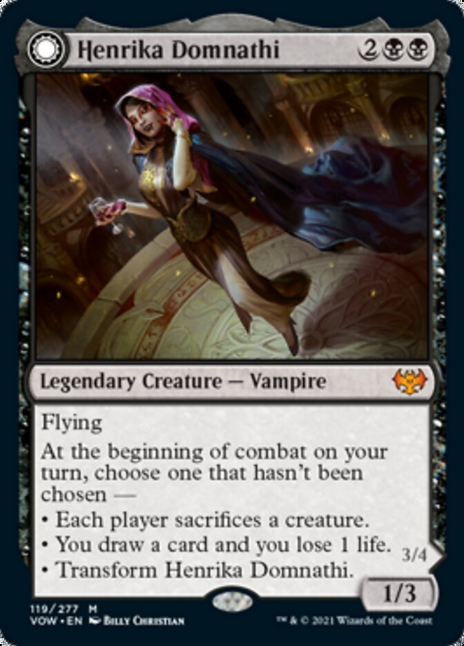 Henrika Domnathi // Henrika, Infernal Seer [Innistrad: Crimson Vow] | Gear Gaming Bentonville