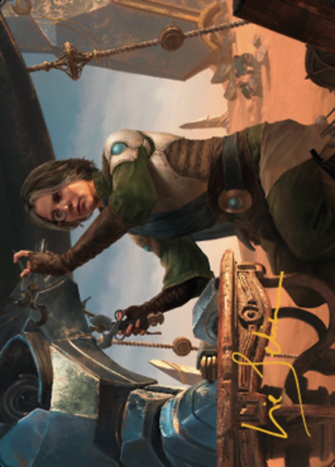 Tocasia, Dig Site Mentor Art Card (Gold-Stamped Signature) [The Brothers' War Art Series] | Gear Gaming Bentonville