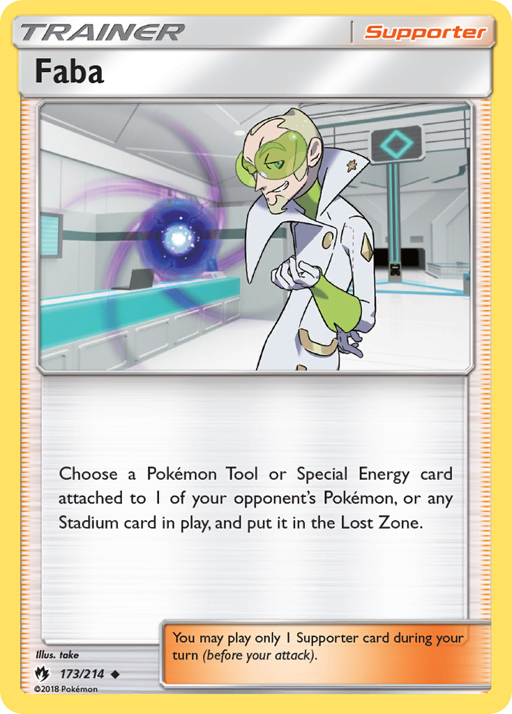 Faba (173/214) [Sun & Moon: Lost Thunder] | Gear Gaming Bentonville