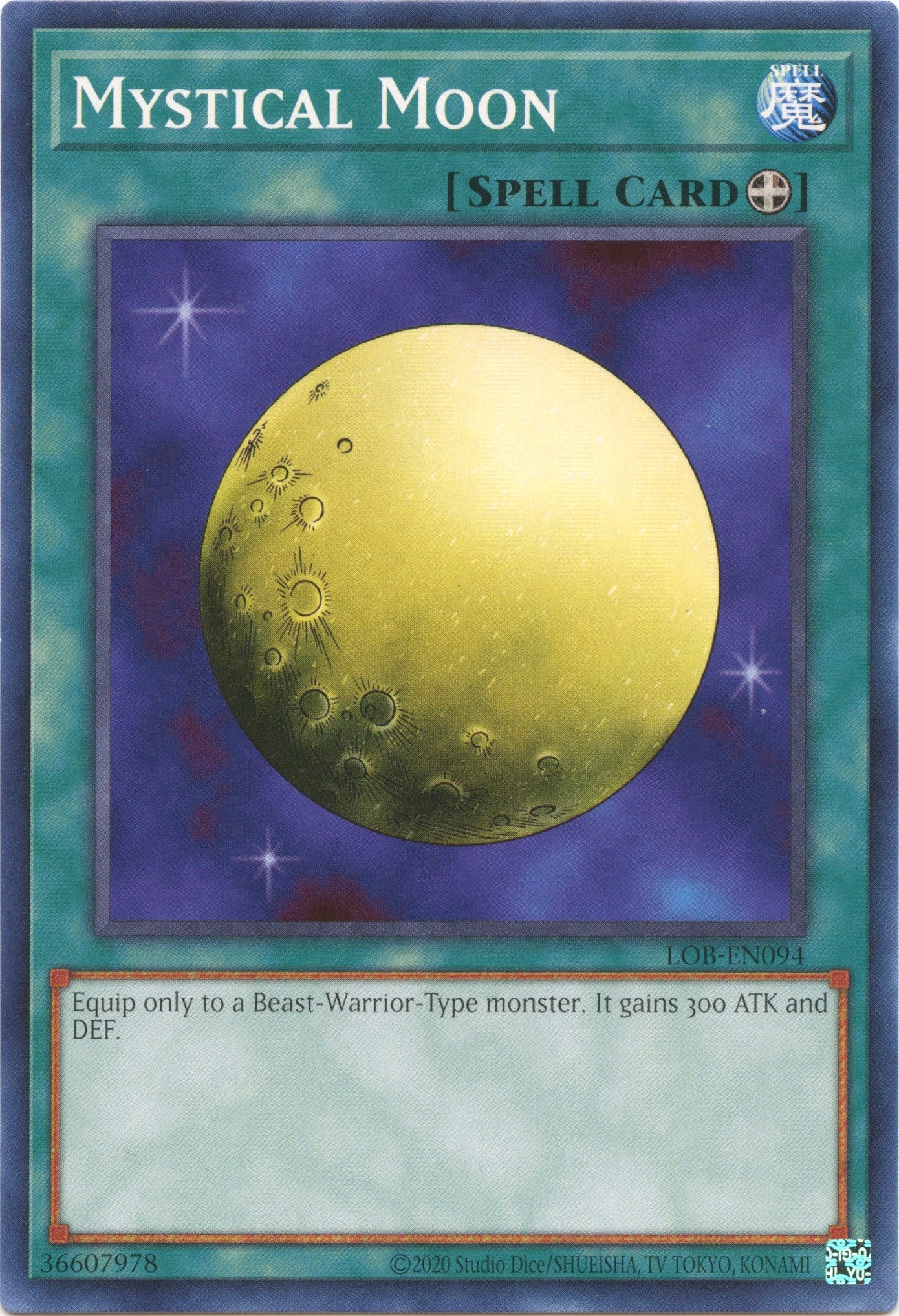 Mystical Moon (25th Anniversary) [LOB-EN094] Common | Gear Gaming Bentonville