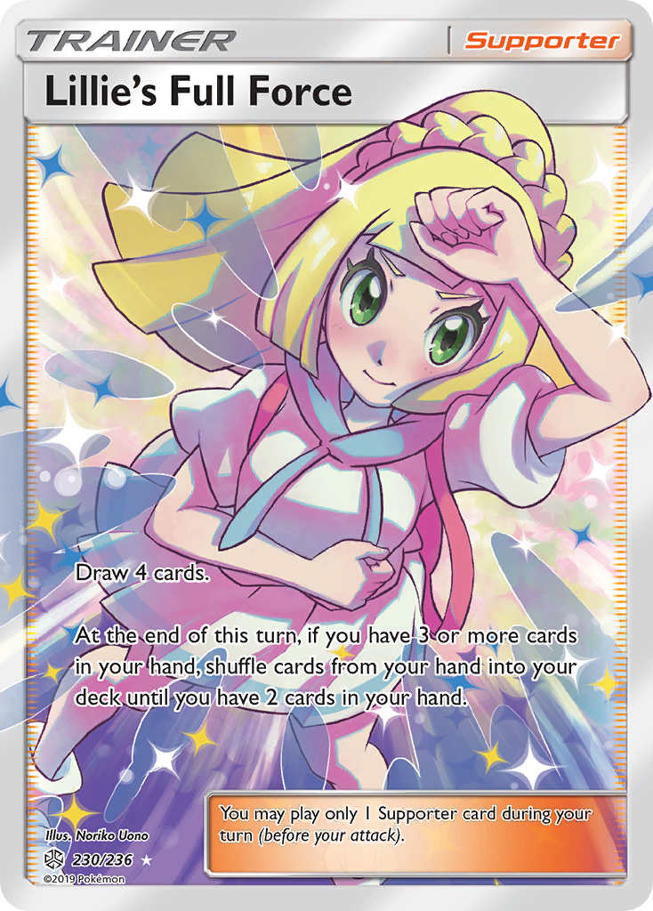 Lillie's Full Force (230/236) [Sun & Moon: Cosmic Eclipse] | Gear Gaming Bentonville