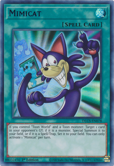 Mimicat (Blue) [DLCS-EN078] Ultra Rare | Gear Gaming Bentonville
