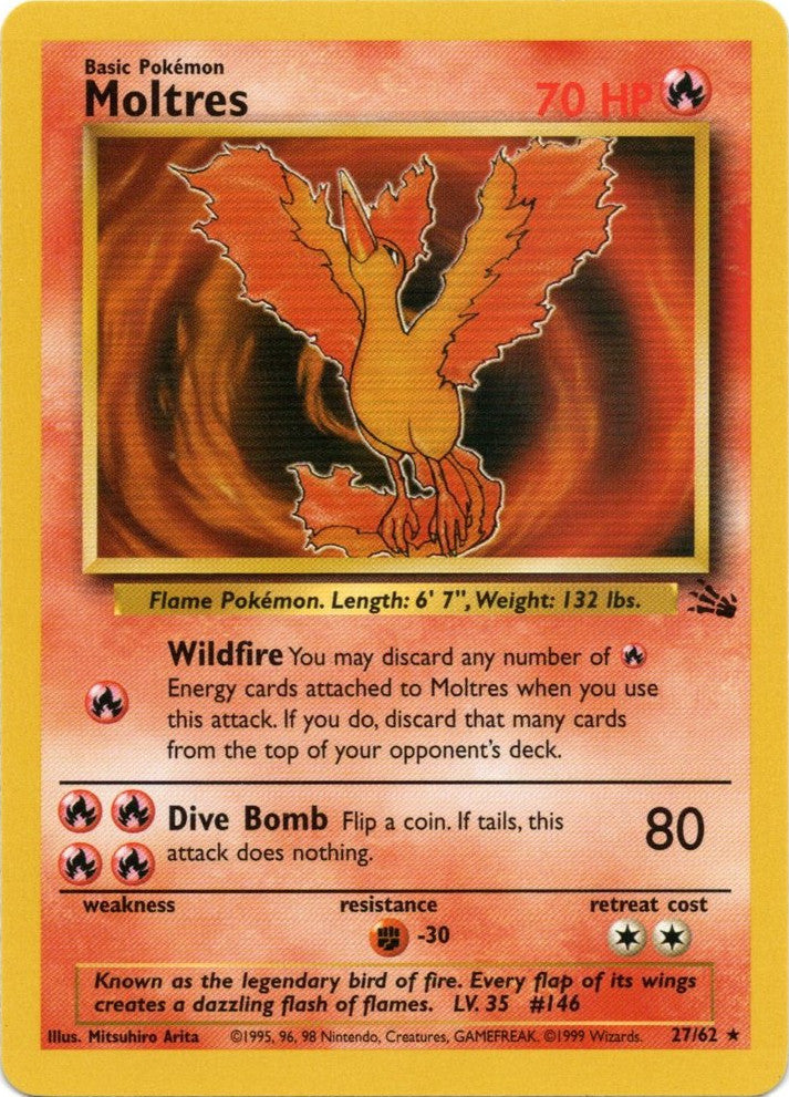 Moltres (27/62) [Fossil Unlimited] | Gear Gaming Bentonville