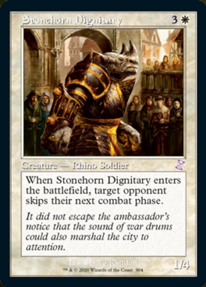 Stonehorn Dignitary (Timeshifted) [Time Spiral Remastered] | Gear Gaming Bentonville