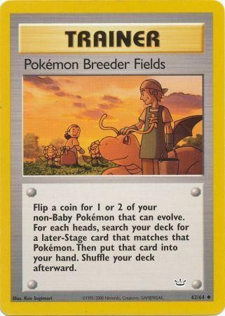 Pokemon Breeder Fields (62/64) [Neo Revelation Unlimited] | Gear Gaming Bentonville