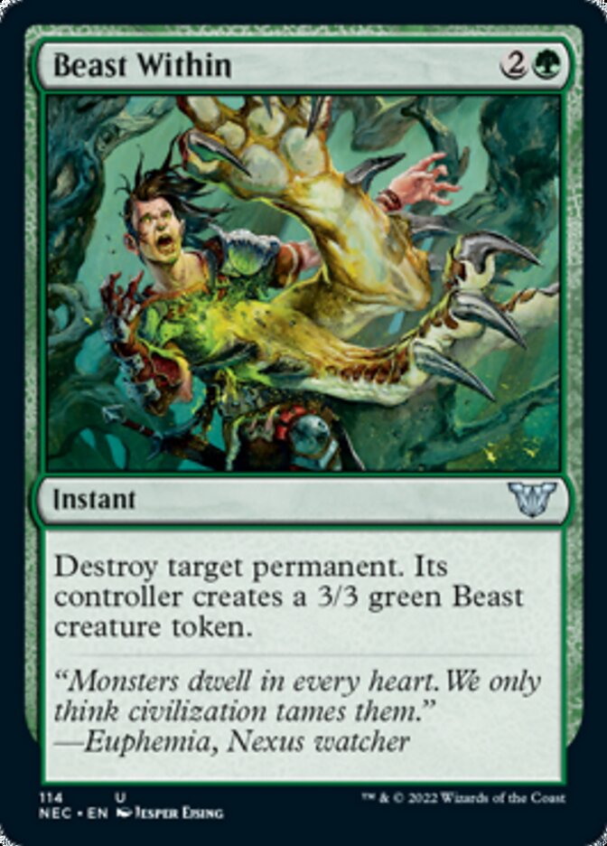 Beast Within [Kamigawa: Neon Dynasty Commander] | Gear Gaming Bentonville