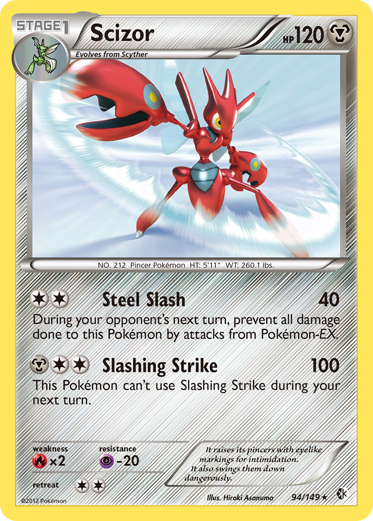 Scizor (94/149) [Black & White: Boundaries Crossed] | Gear Gaming Bentonville