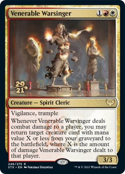 Venerable Warsinger [Strixhaven: School of Mages Prerelease Promos] | Gear Gaming Bentonville