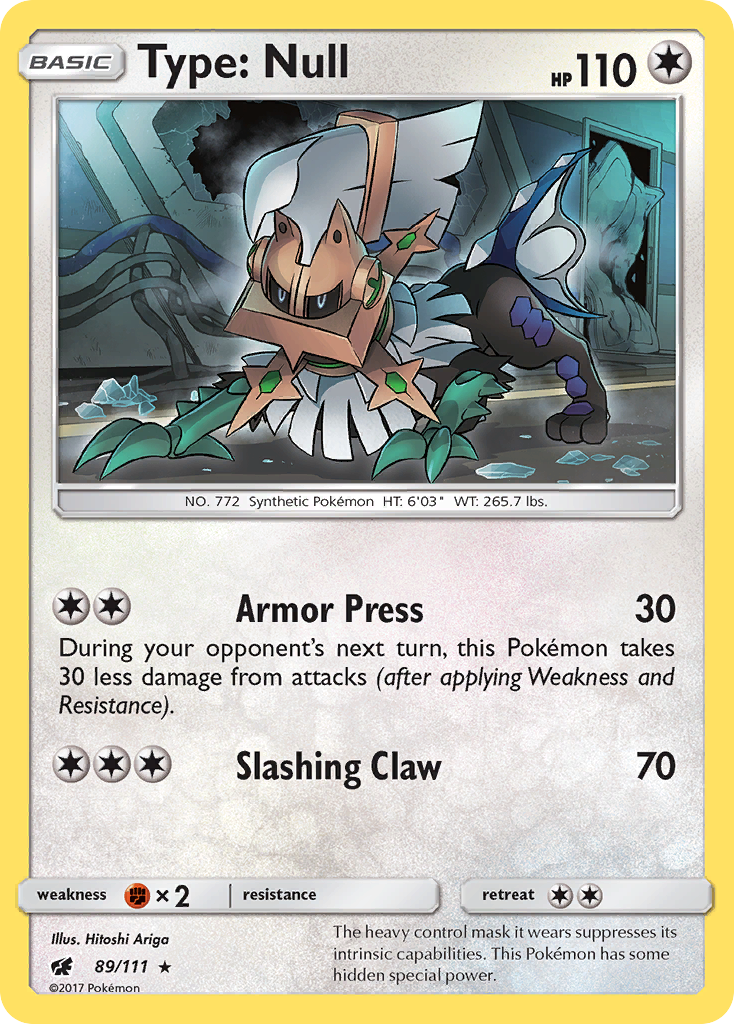 Type: Null (89/111) [Sun & Moon: Crimson Invasion] | Gear Gaming Bentonville