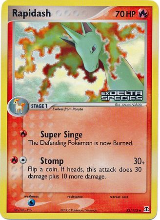 Rapidash (52/113) (Stamped) [EX: Delta Species] | Gear Gaming Bentonville